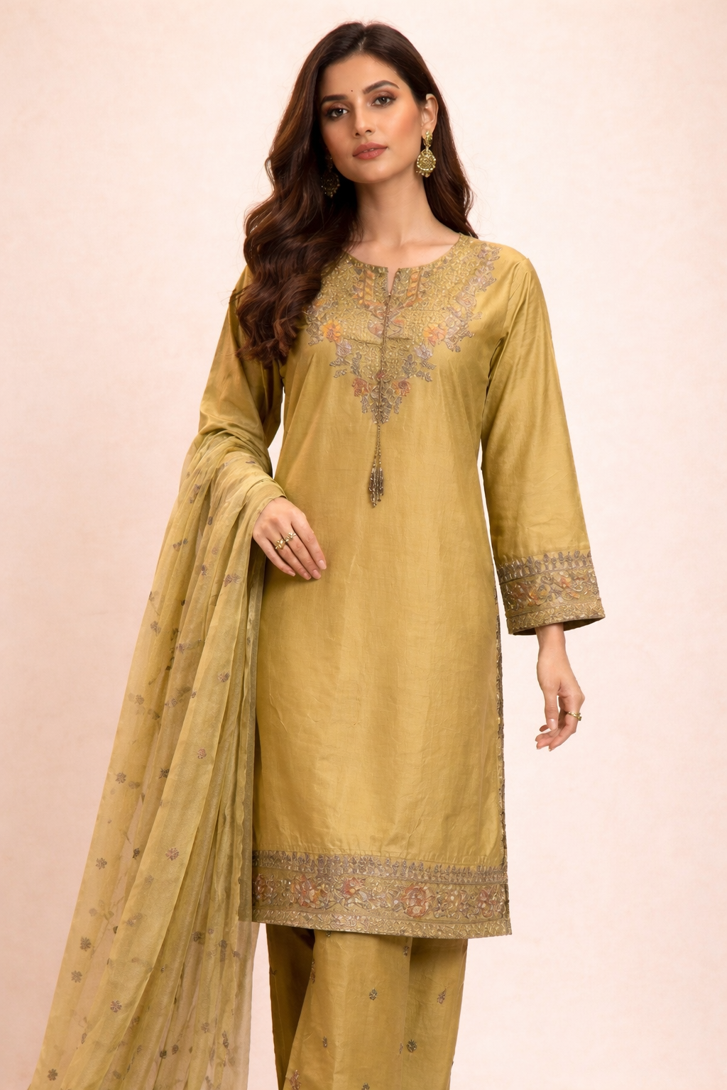 Lemon Luxe Linen 3Pcs Suit