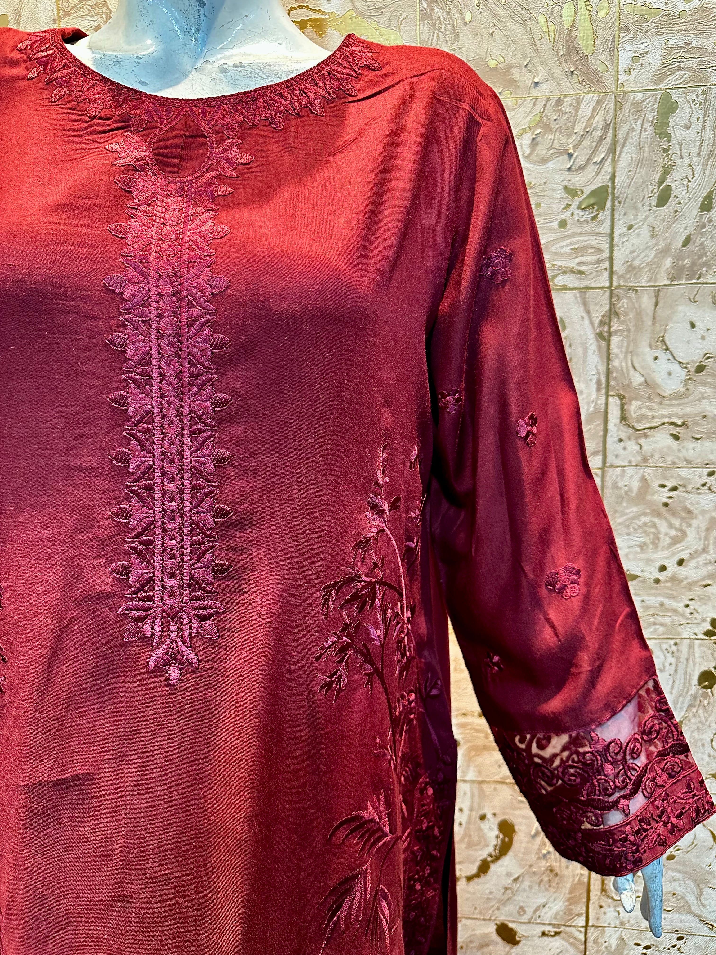 Ruby Dust by Zainab Batool 3Pcs Dress