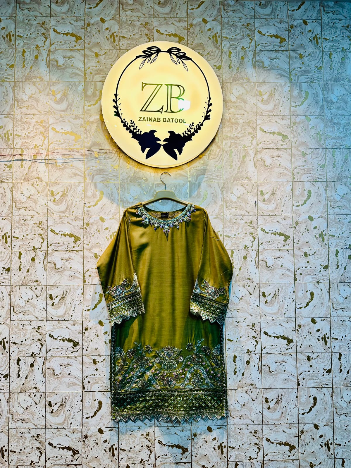 Handmade Embroidery Viscose Shirt's