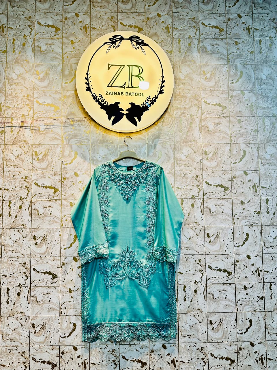 Handmade Embroidery Viscose Shirt's