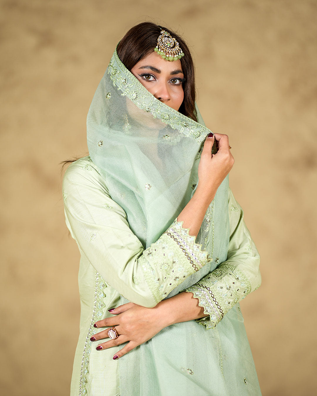 Peach Viscose 3Pcs