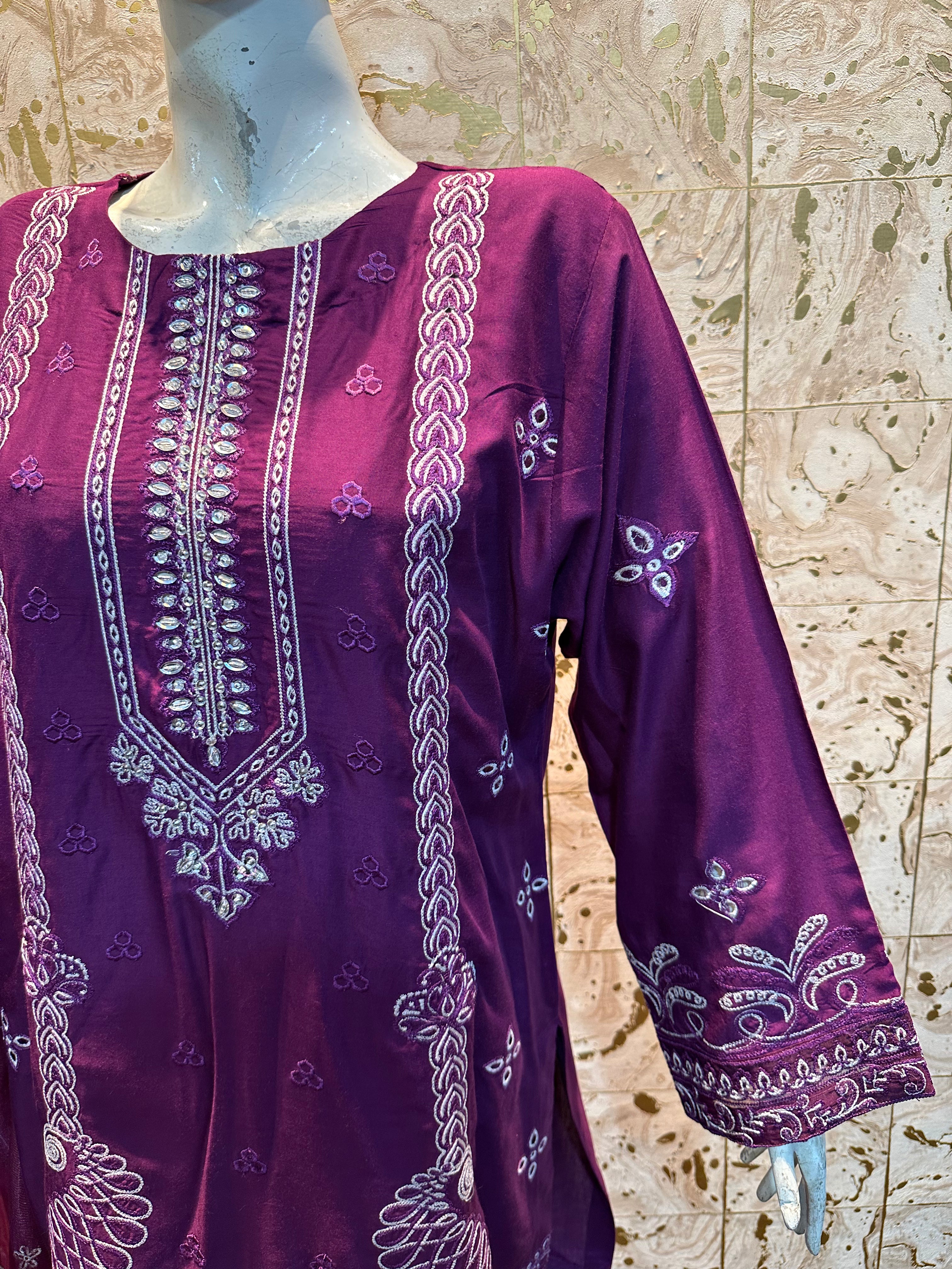 Mulberry Veil by Zainab Batool 3Pcs Suit