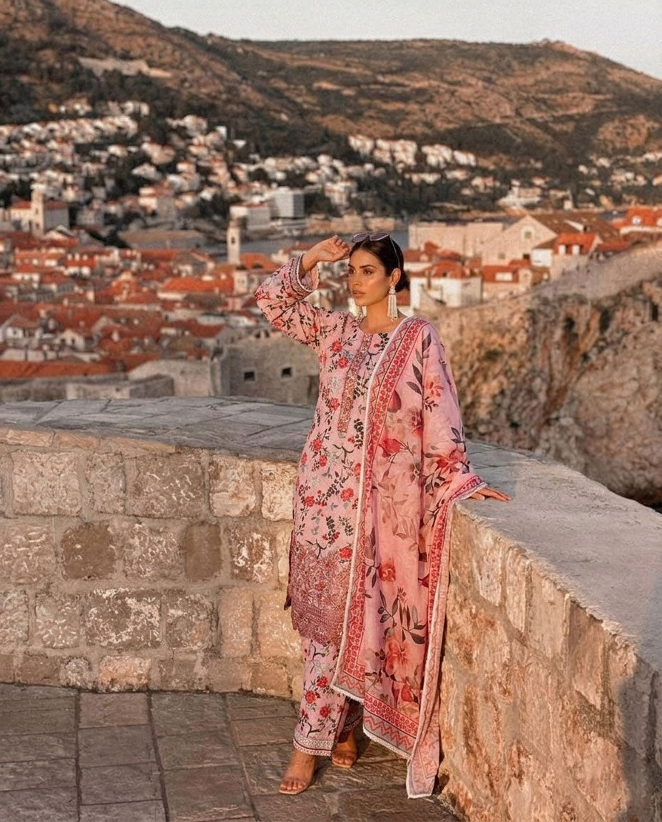 Bloom Grace Lawn 3 Pcs Suit